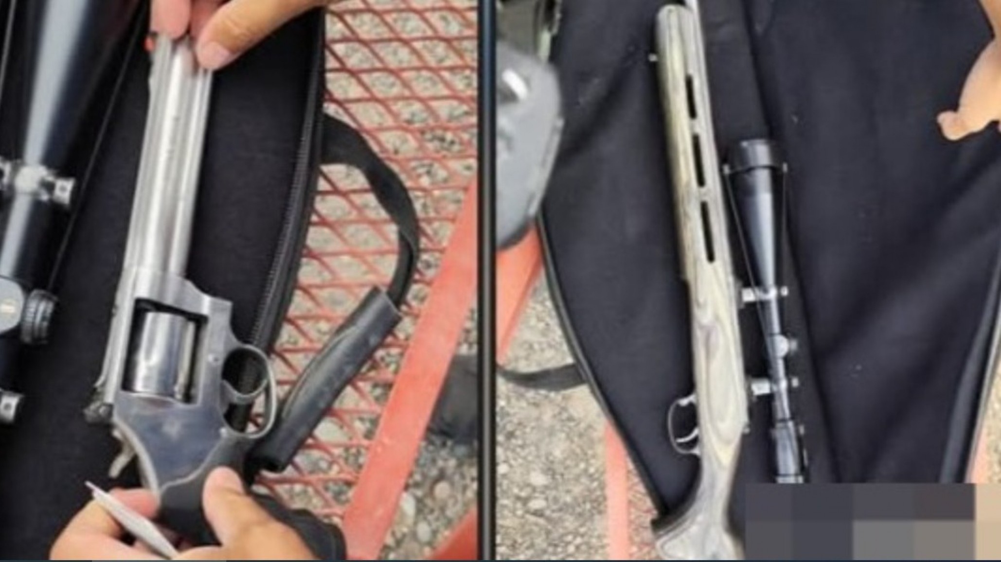 Los pararon en un control y les encontraron carne de guanaco y un arsenal: todo secuestrado