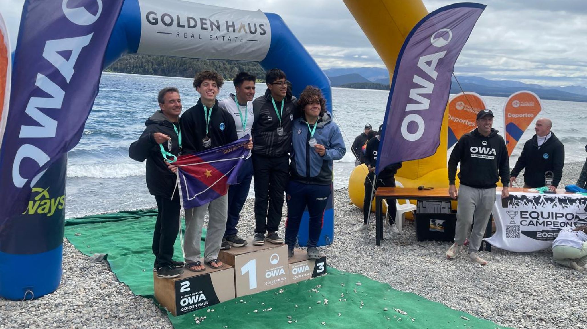 Aguas Abiertas: Bautista Wisky fue Top 10 en el Open Water de Bariloche