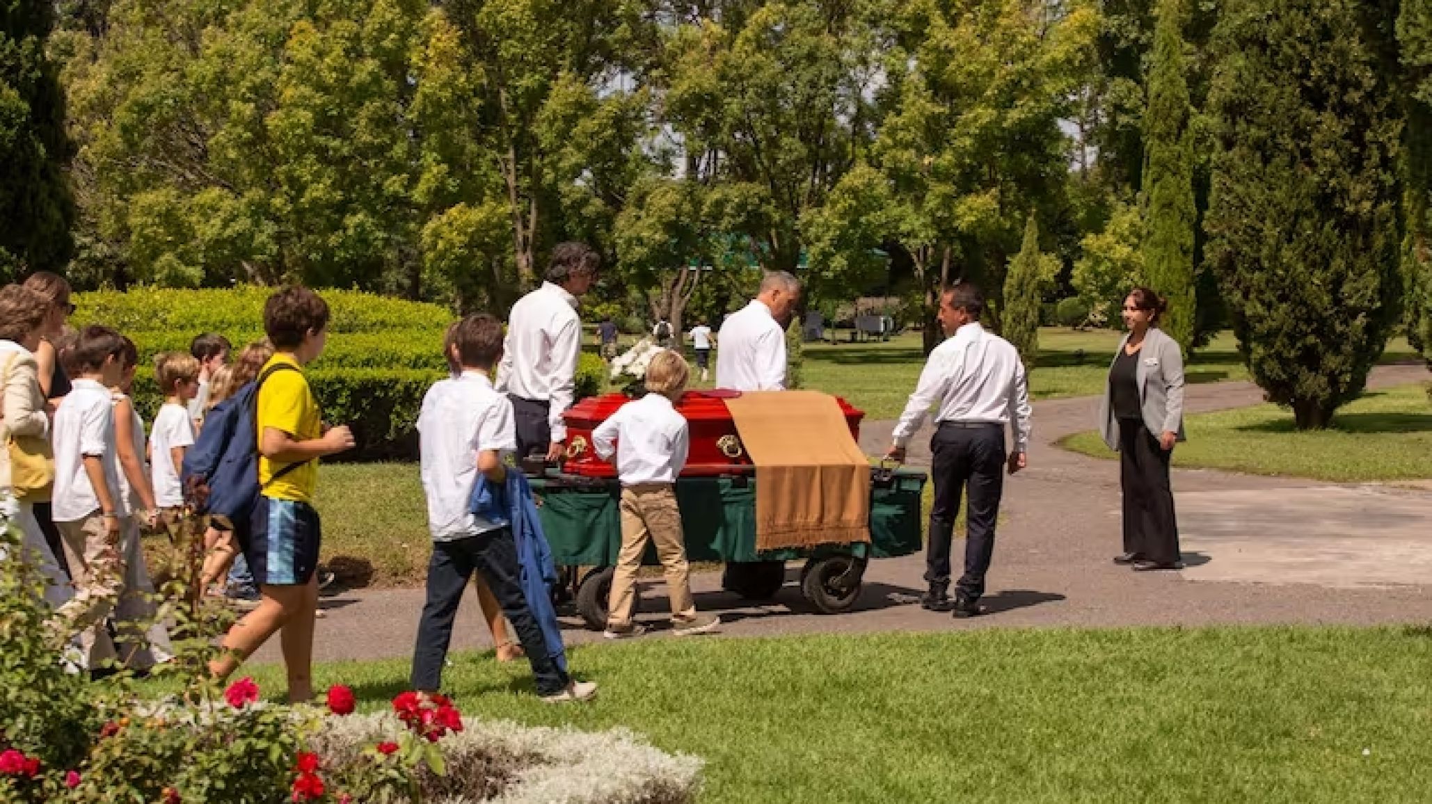La conmovedora despedida de Bosco Ram髇 Biedma, el ni駉 atropellado en Tigre