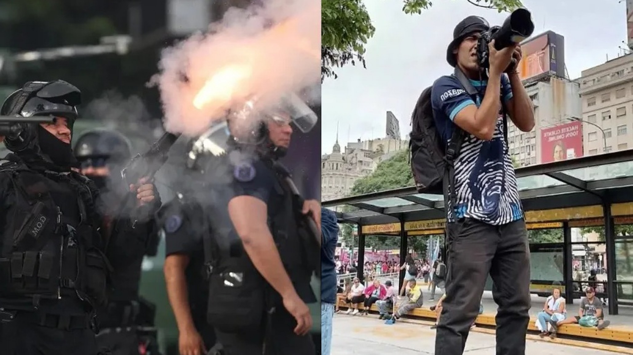 Identificaron al gendarme que hirió gravemente al fotógrafo Pablo Grillo