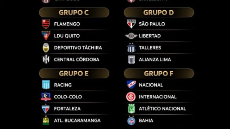 Copa Libertadores 2025: Así quedaron conformados los grupos del torneo