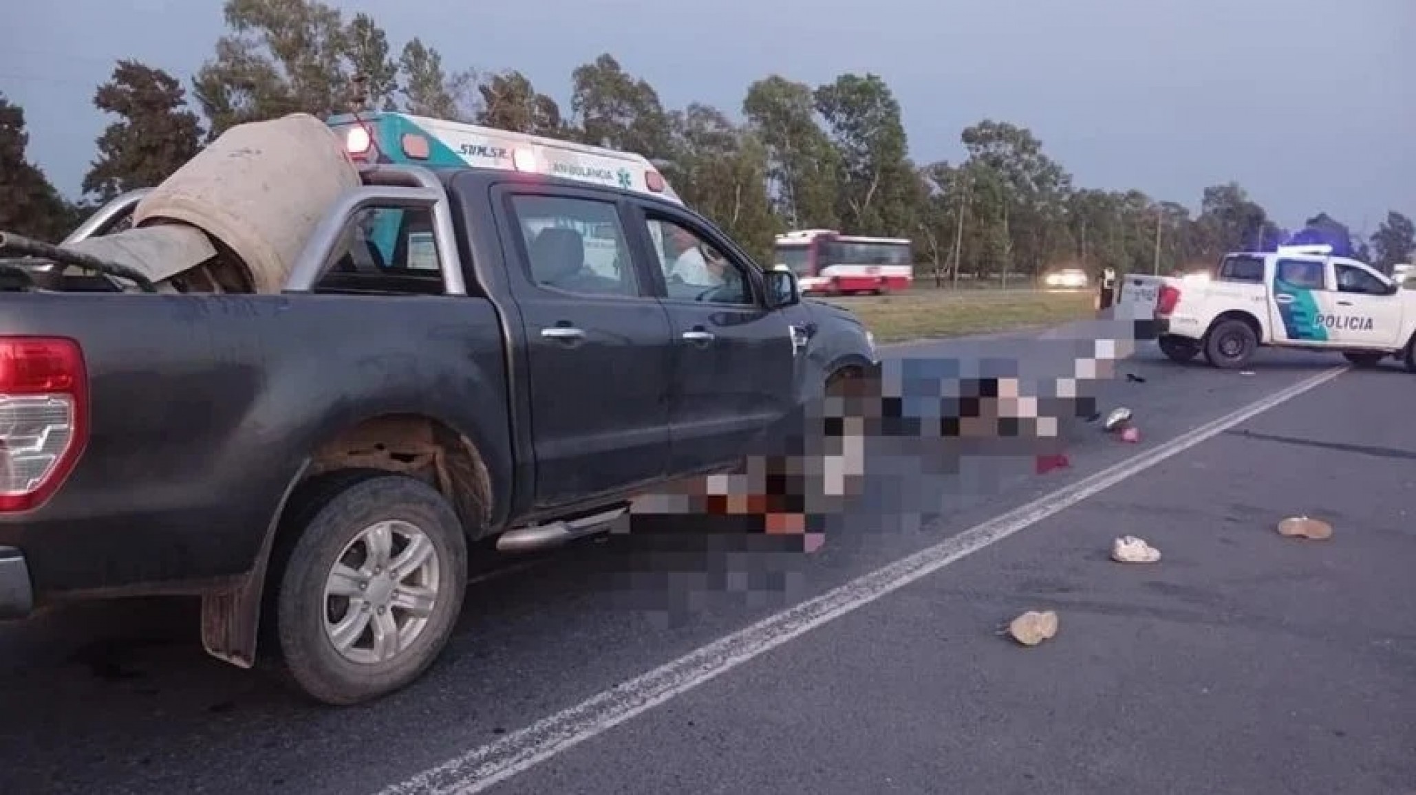 Cuatro muertos en un choque fatal en Ruta 2