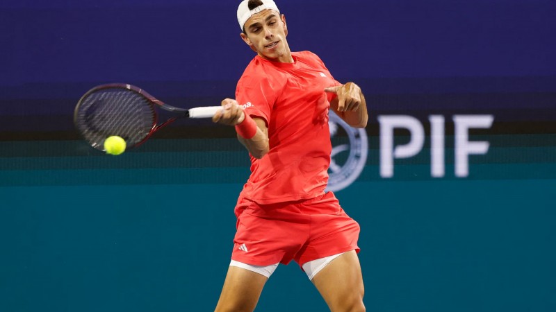 Francisco Cerúndolo cayó ante Dimitrov y quedó eliminado del Miami Open