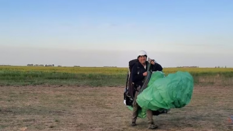 Murió un hombre tras un accidente mientras practicaba parapente