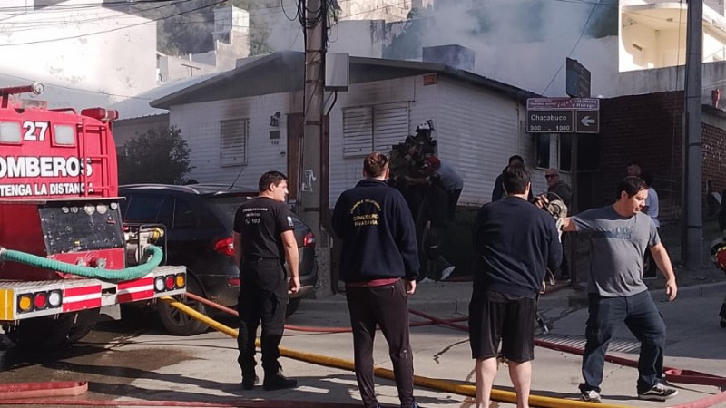 Murieron dos gatitos en el incendio de la calle Chacabuco