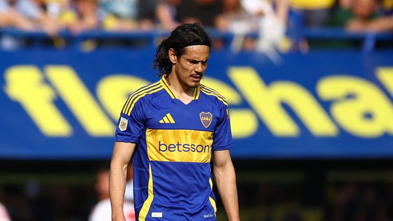 Golpe para Boca: Cavani se pierde el superclásico ante River