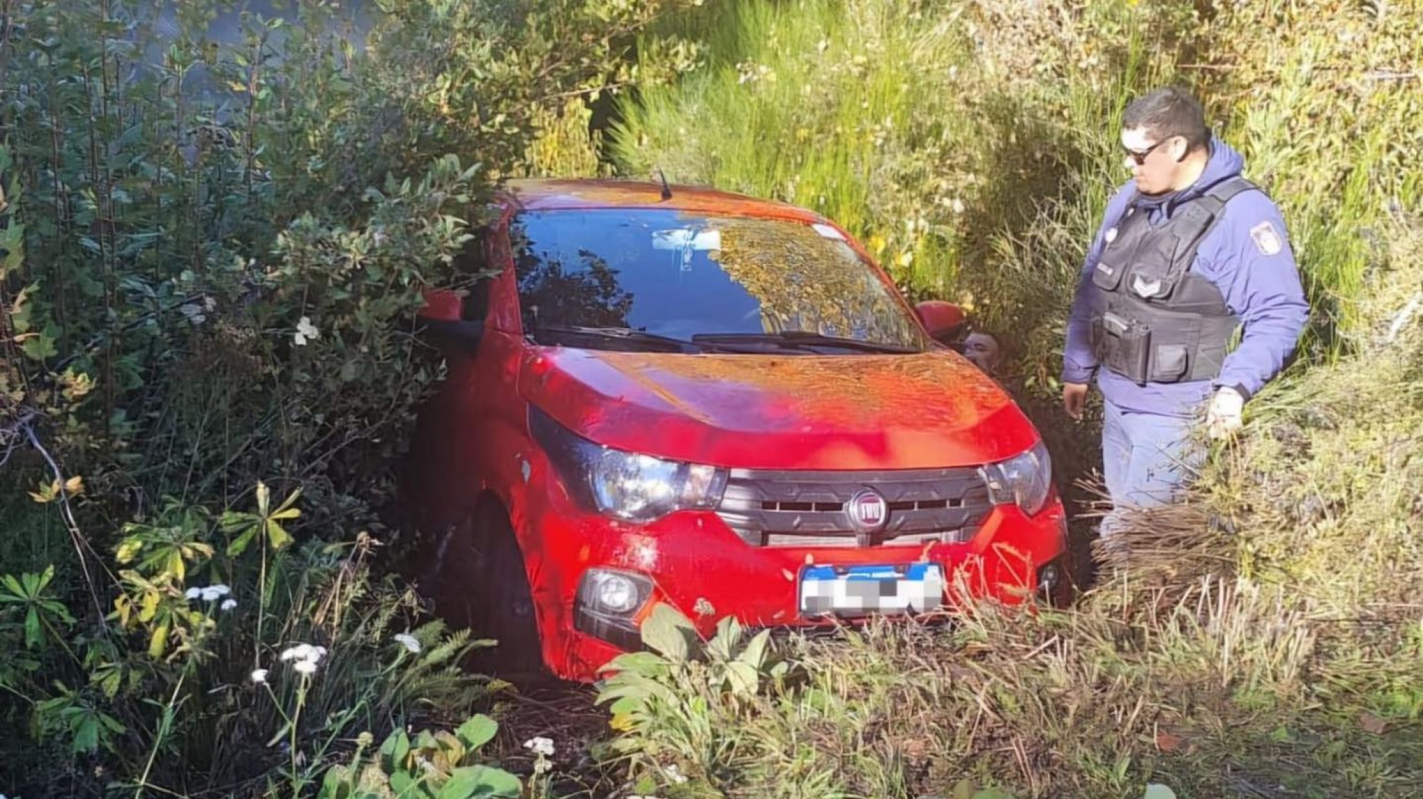 Villa La Angostura: denunció que le robaron el auto, pero lo había abandonado borracho