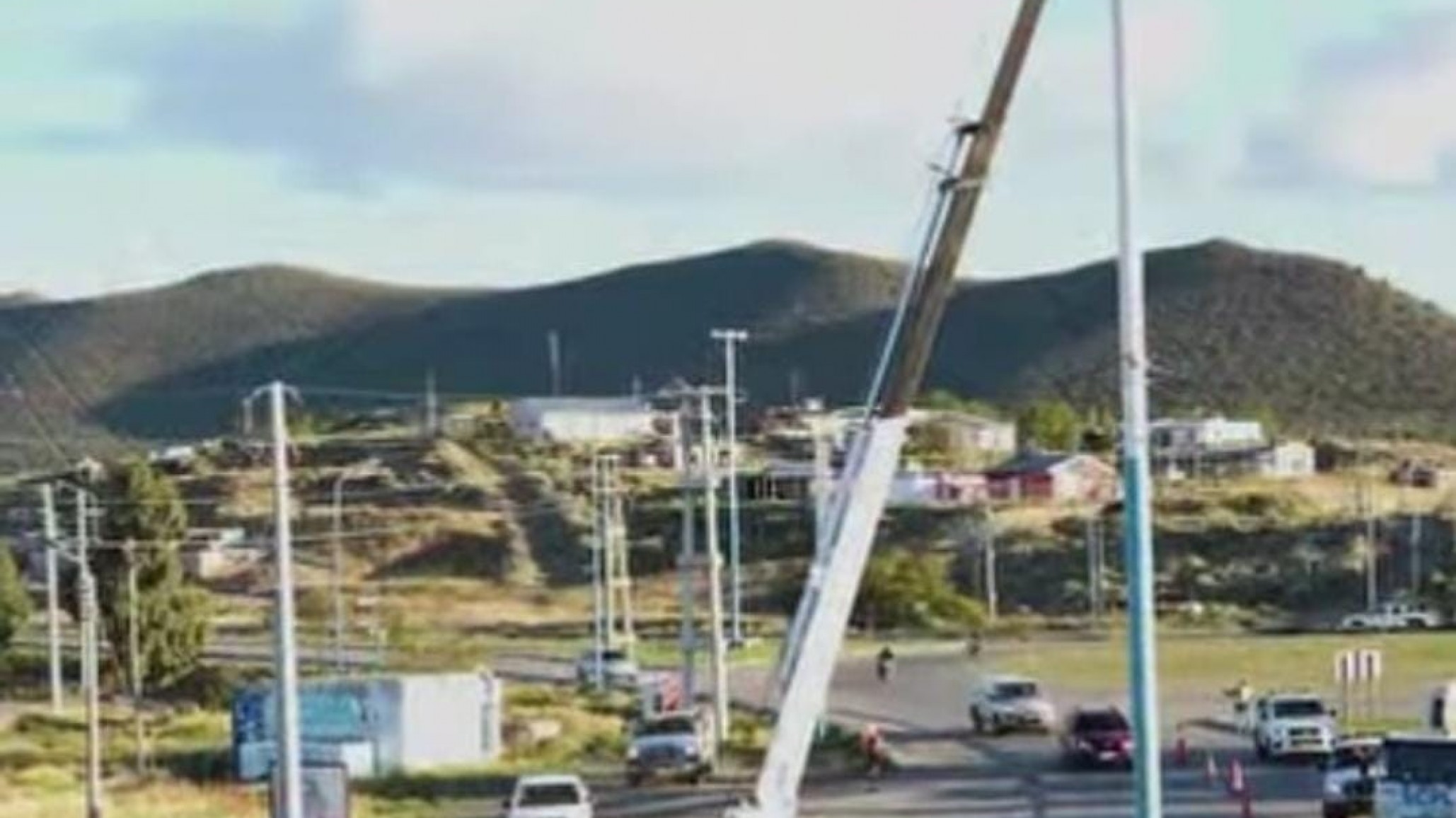 Reducción y corte total de calzada en Ruta 3 por recambio de luminarias