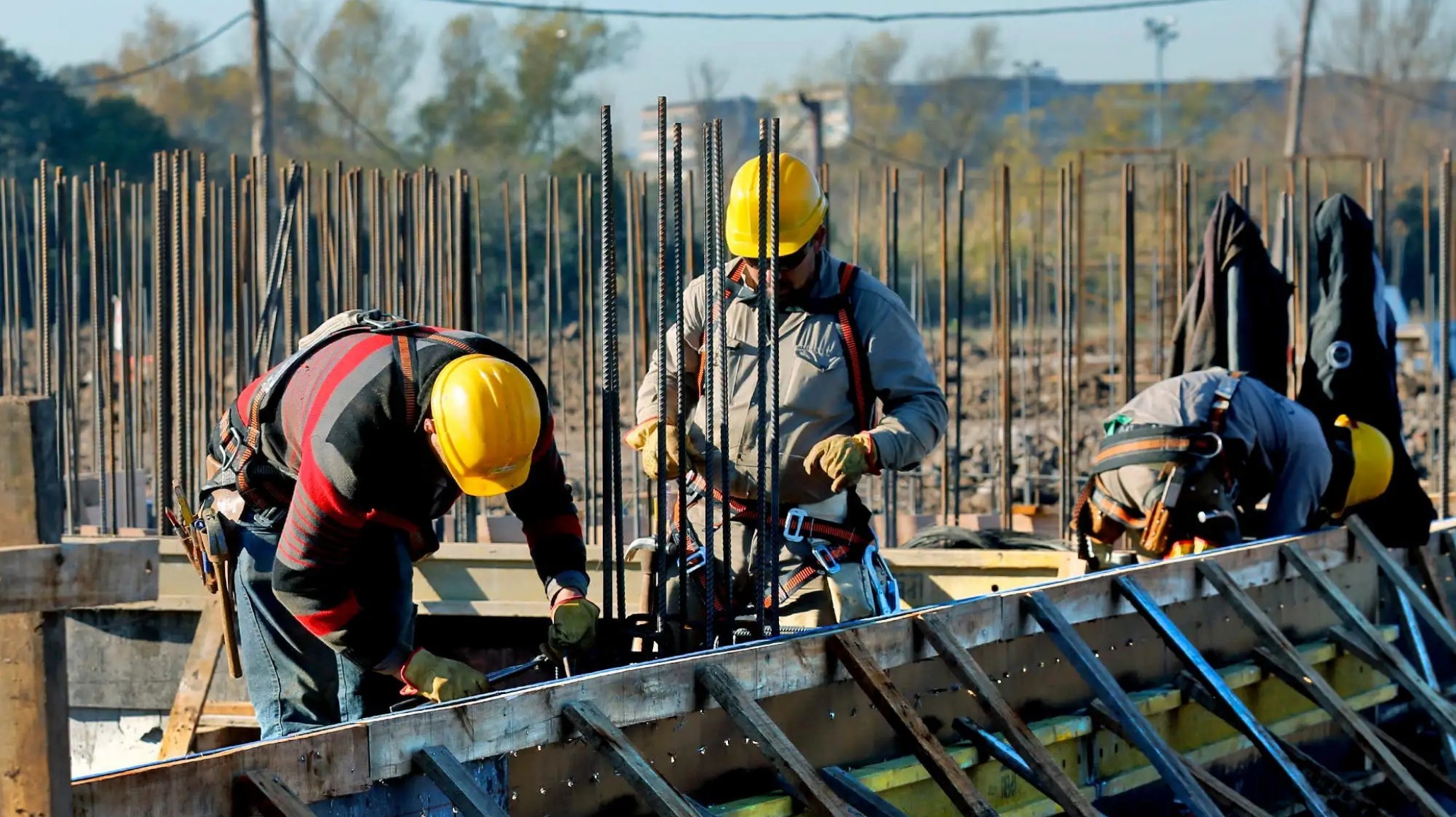 La construcción cayó un 4,1% en marzo, su peor baja mensual en un año