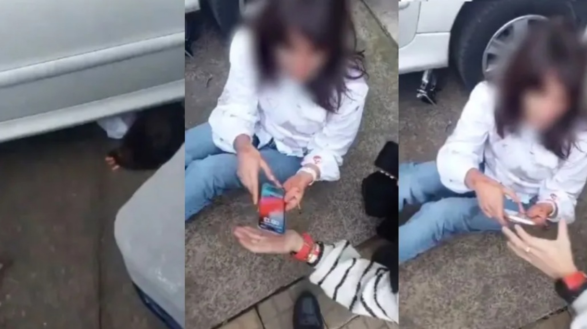 Insólito accidente en La Plata: se olvidó el freno de mano y fue atropellada por su propio auto