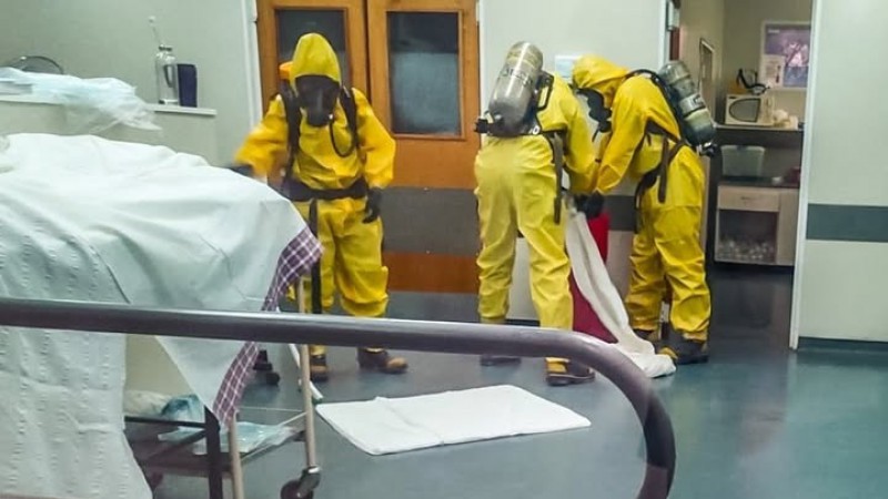 Se produjo un derrame de formol al 40% en el Hospital de Puerto San Julián