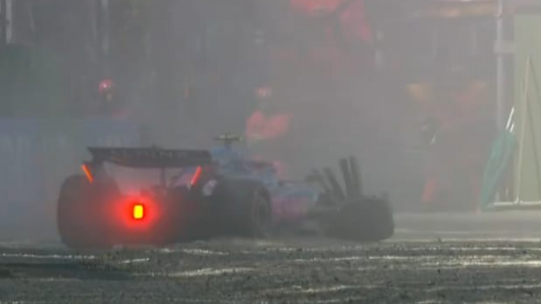 Colapinto volvió a la F1 con Alpine en Imola, pero un choque lo dejó afuera de la qualy