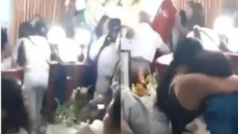 Sorpresa en velorio: un hombre "resucitó" dentro del ataúd