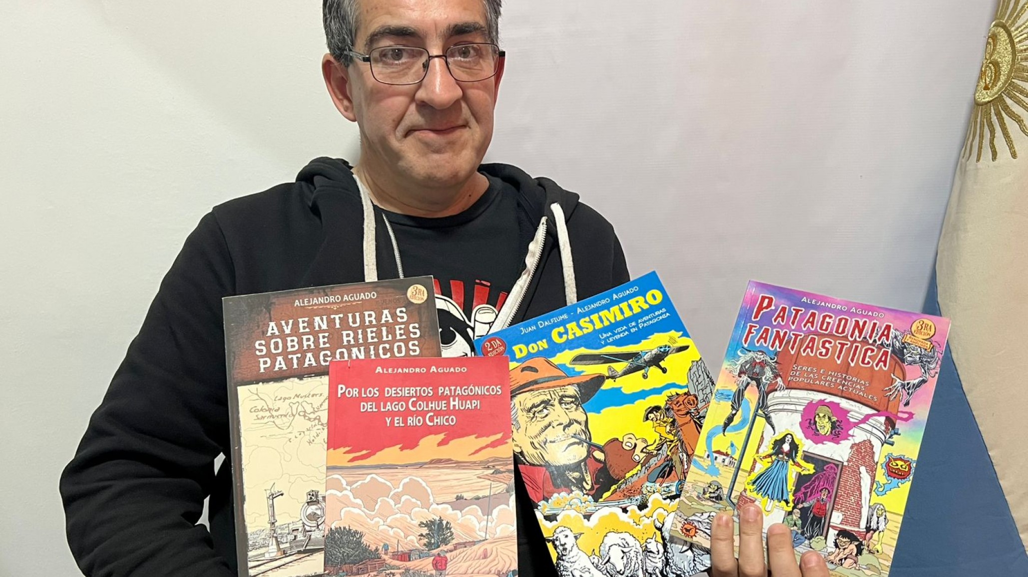 Alejandro Aguado: "En la Patagonia aún queda un 80% de historia por investigar"