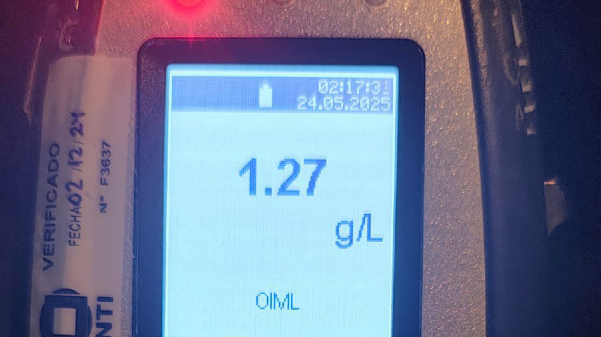 Cinco positivos en control de alcoholemia en pleno centro: el mayor dio 1,27 g/l