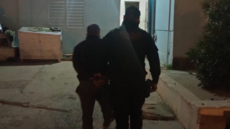 Escapó a contramano con una moto robada y chocó contra un árbol