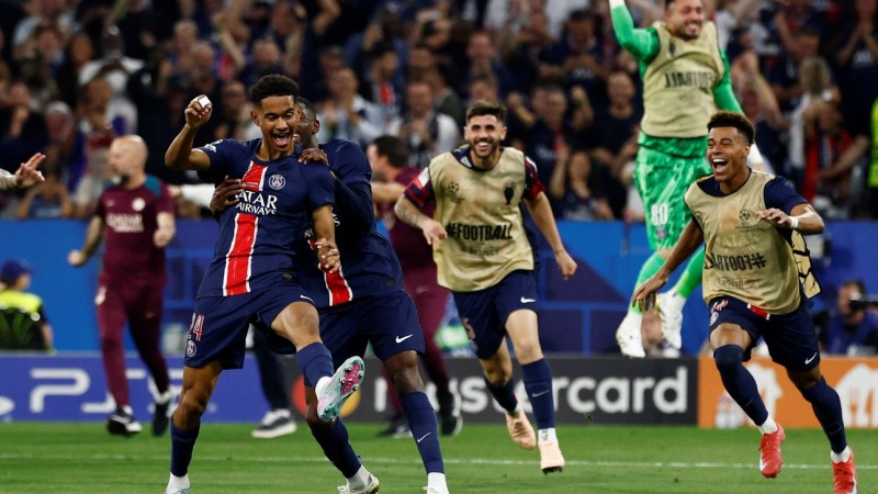 Paliza histórica: PSG venció 5-0 al Inter y ganó su primera Champions League