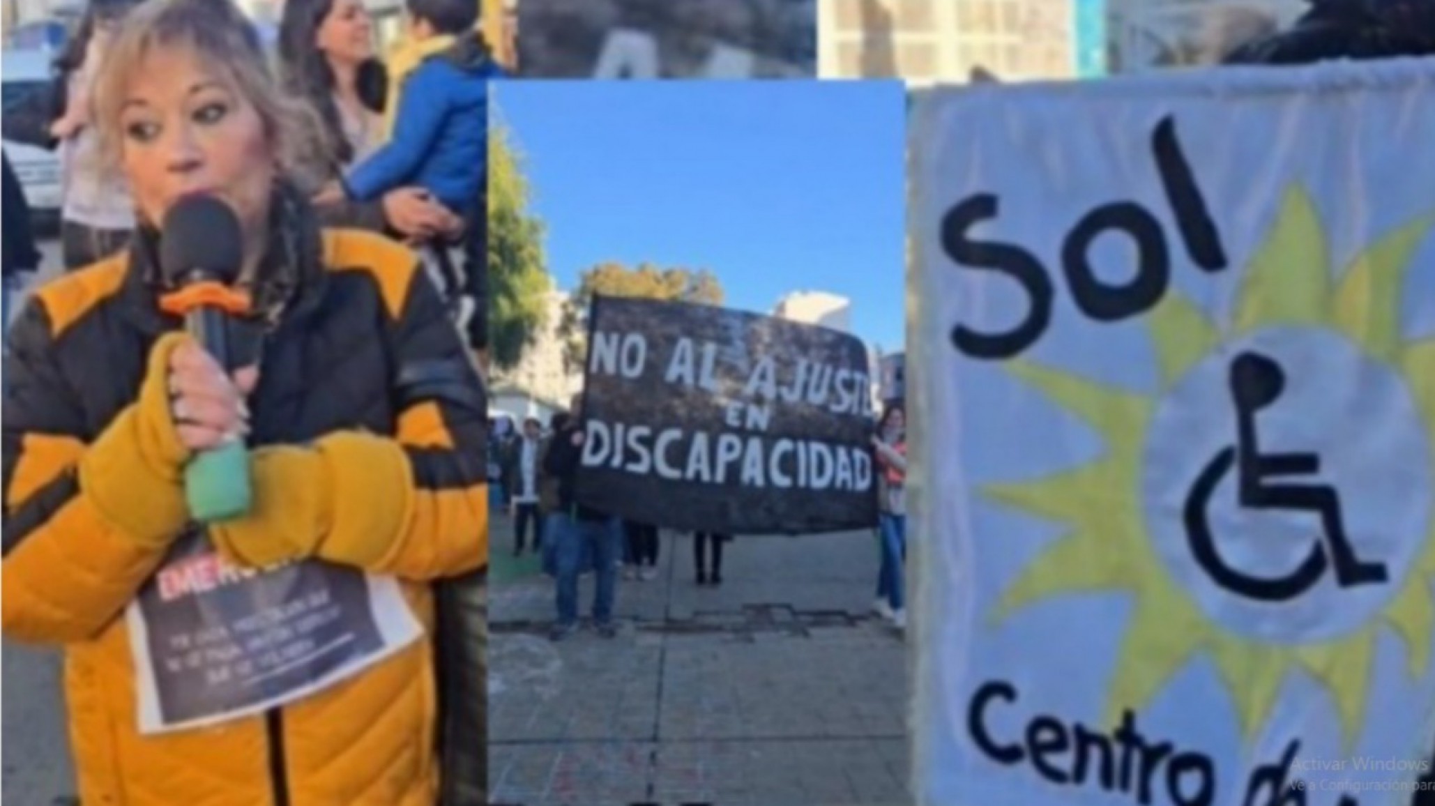 "Estamos en emergencia y nadie nos escucha": transportistas de discapacidad reclamaron en Comodoro