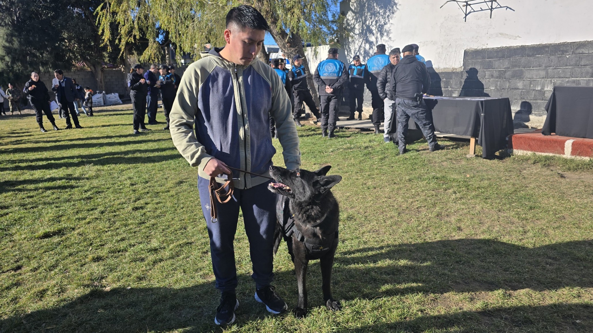 MERAB, el perro de Laura Carrizo, se jubiló: "Es un miembro más de la Policía"