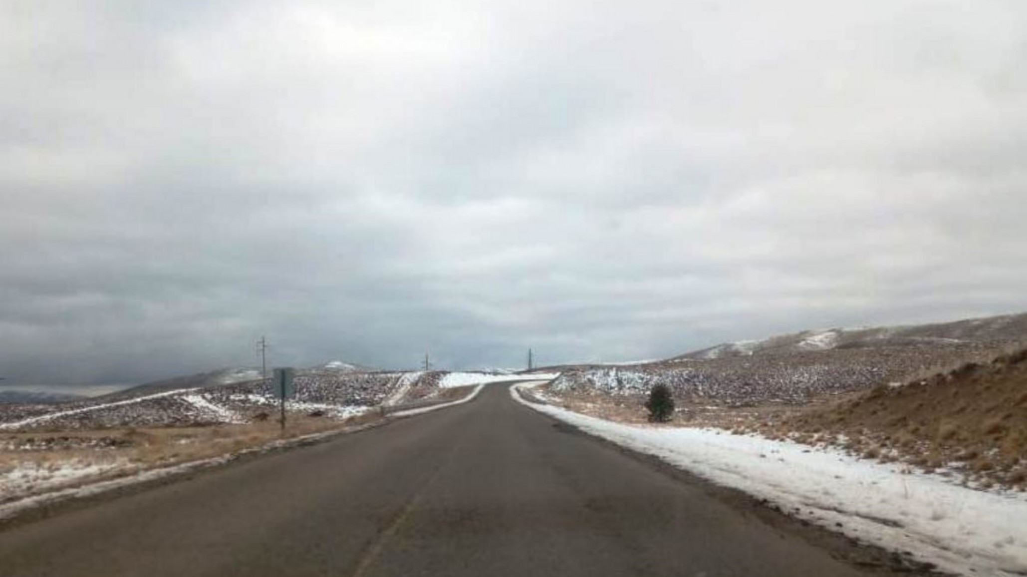 Chubut: calzada húmeda y pedido de precaución en la Ruta N°40