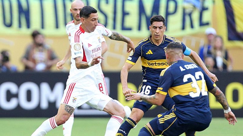 Boca dejó escapar la victoria en su debut ante Benfica