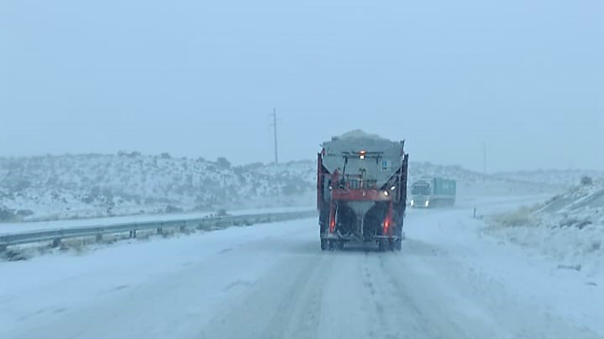 Ruta 3: piden circular con extrema precaución por presencia de nieve entre Garayalde y Trelew
