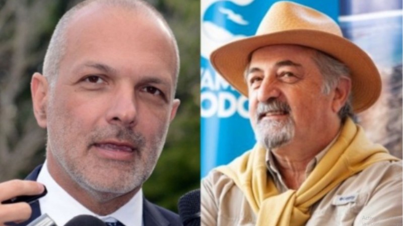 Othar y Buzzi se reunieron para organizar un asado en Laprida