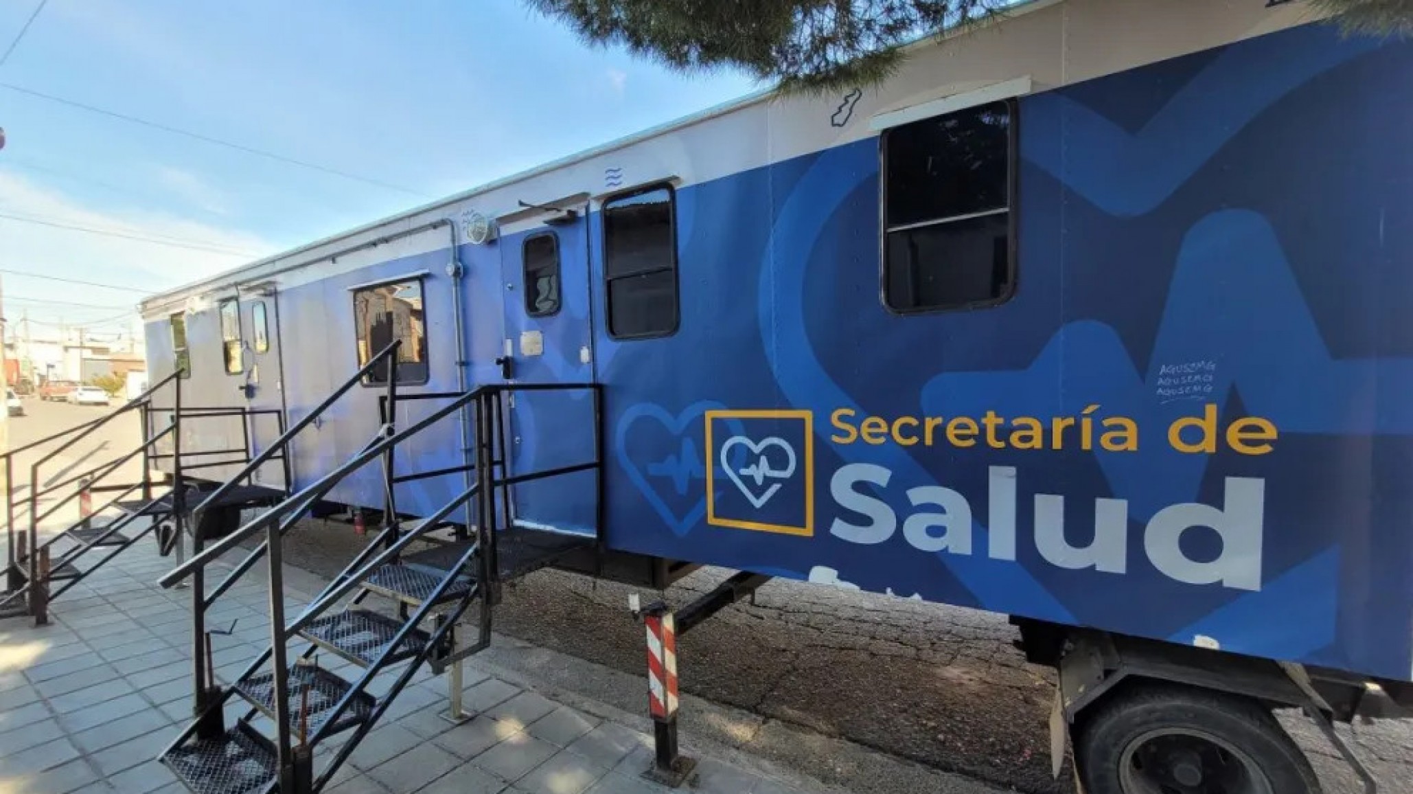 Insólito: Robaron el cable principal de energía del tráiler de salud en Stella Maris