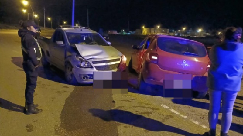 Tras un accidente una conductora terminó en el hospital