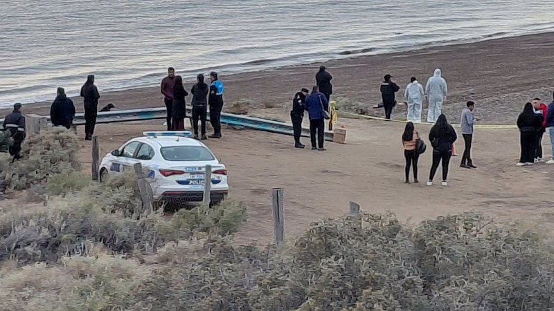Encontraron un cuerpo en Playa Kaiser de Puerto Madryn