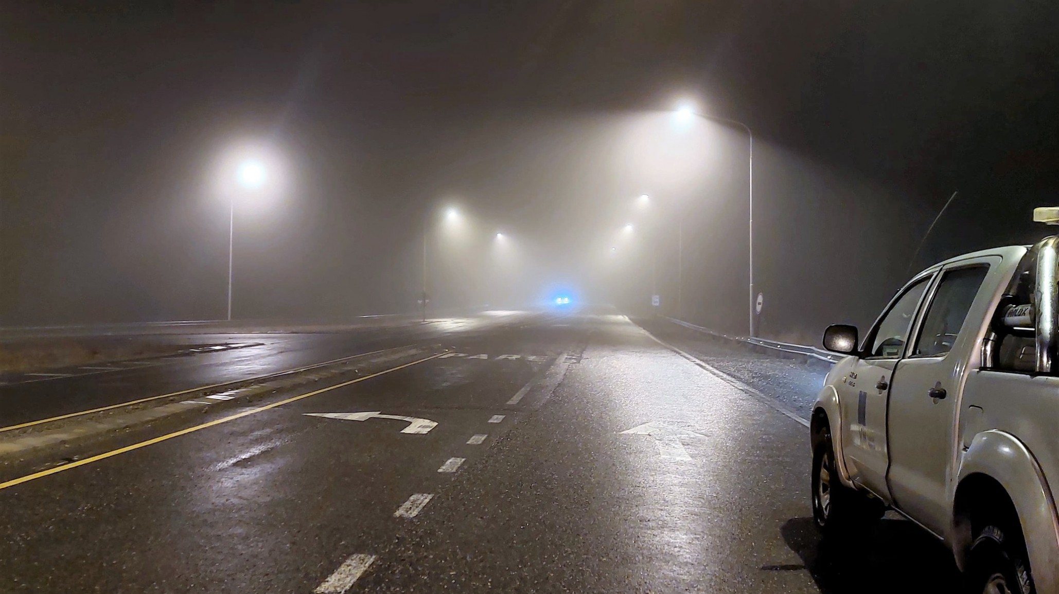 Rutas nacionales en Chubut: calzadas húmedas, hielo, barro y extrema precaución en varios tramos