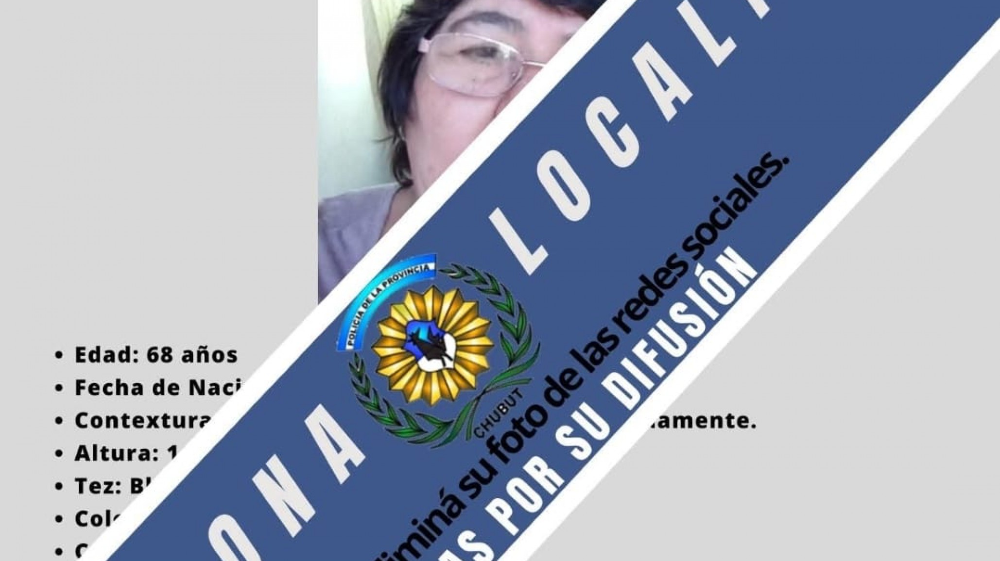 Apareció la mujer que estaba siendo buscada en barrio Roca