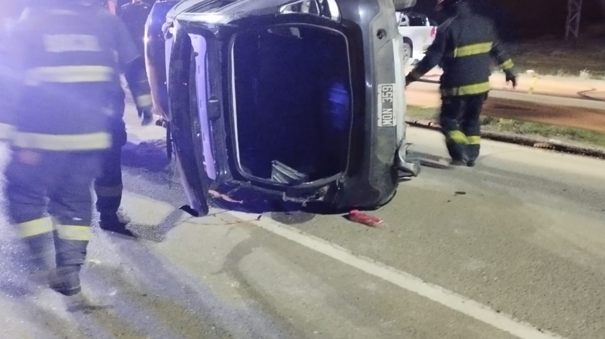 Vuelco en Ruta 3: un conductor tenía 1,65 de alcohol en sangre