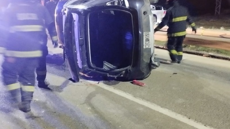Vuelco en Ruta 3: un conductor tenía 1,65 de alcohol en sangre