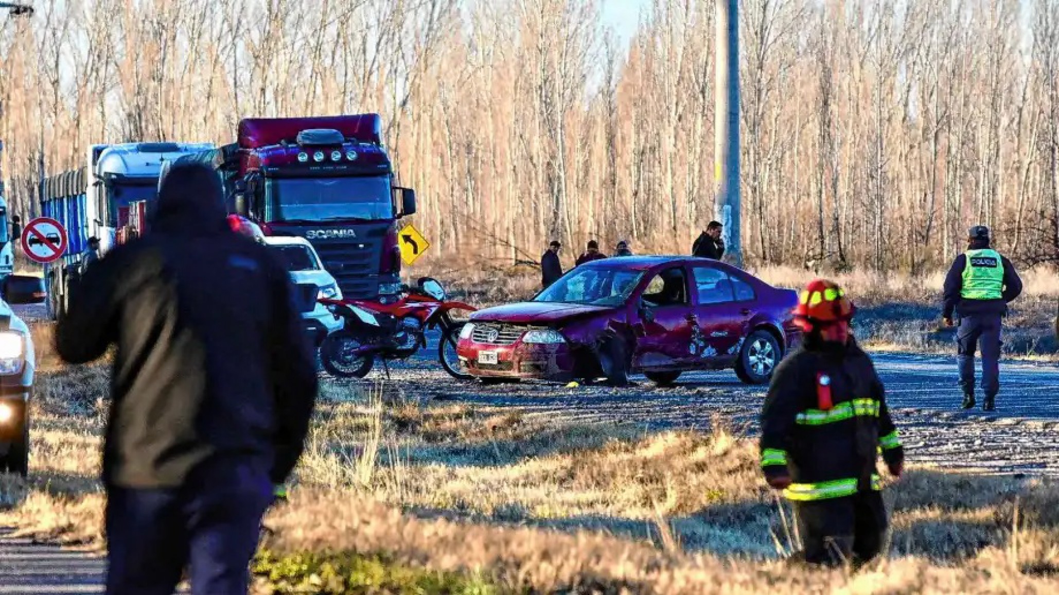 Tragedia en Ruta 7: Murió un petrolero de 35 años en un choque múltiple