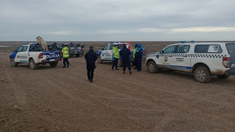 Tras un amplio operativo, hallaron con vida a un hombre que estaba desaparecido en Tres Cerros