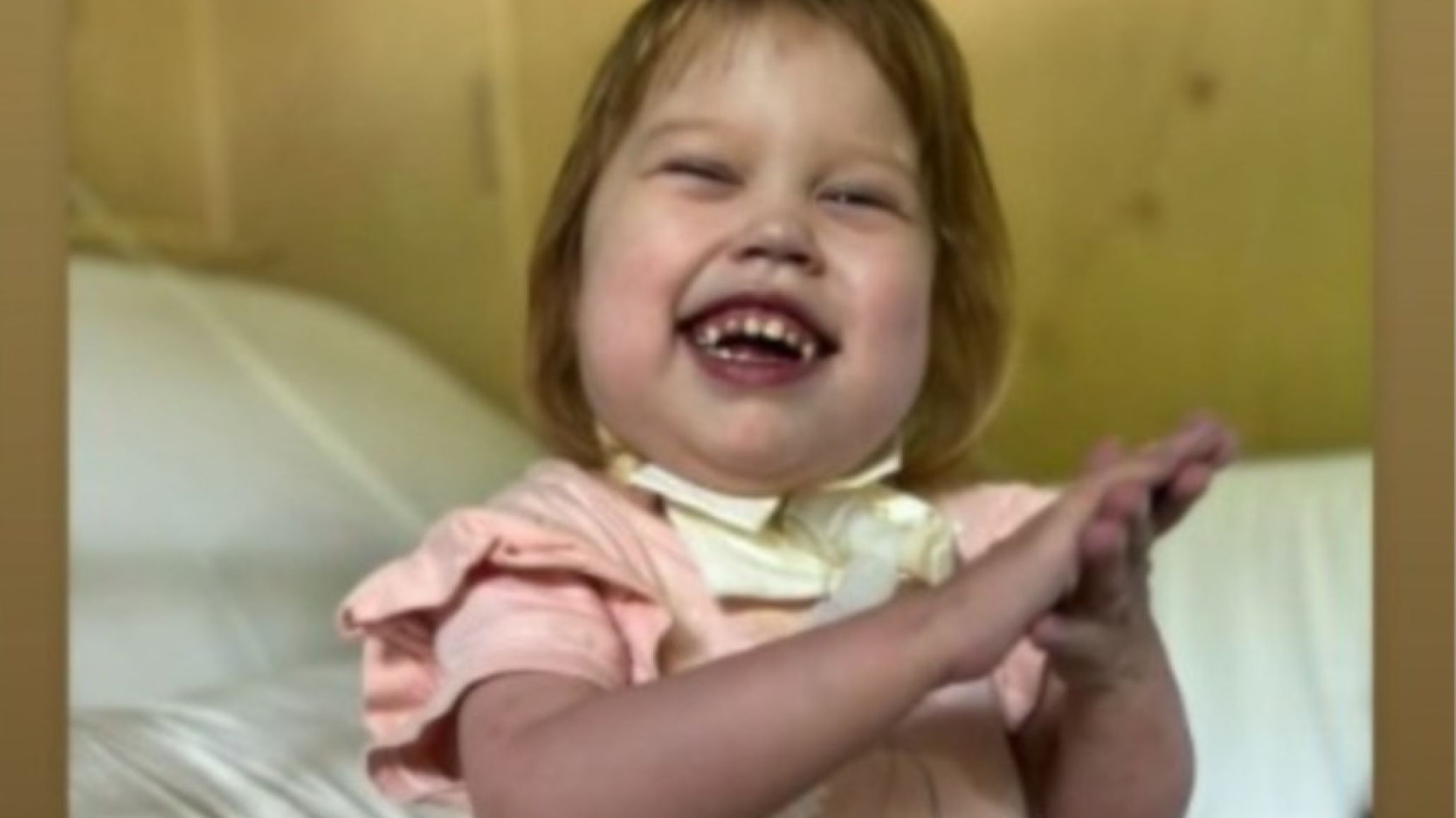 Un milagro para Eka: la nena comodorense es la gran urgencia nacional y hoy hubo un abrazo simbólico