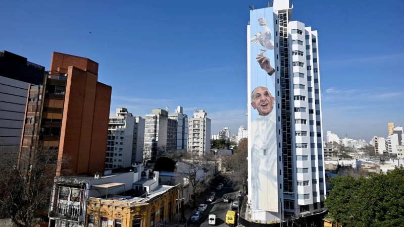 El mural más grande del mundo dedicado al Papa Francisco se inaugurará en Buenos Aires