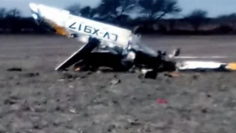 Un piloto perdió la vida al estrellar su avioneta en San Luis