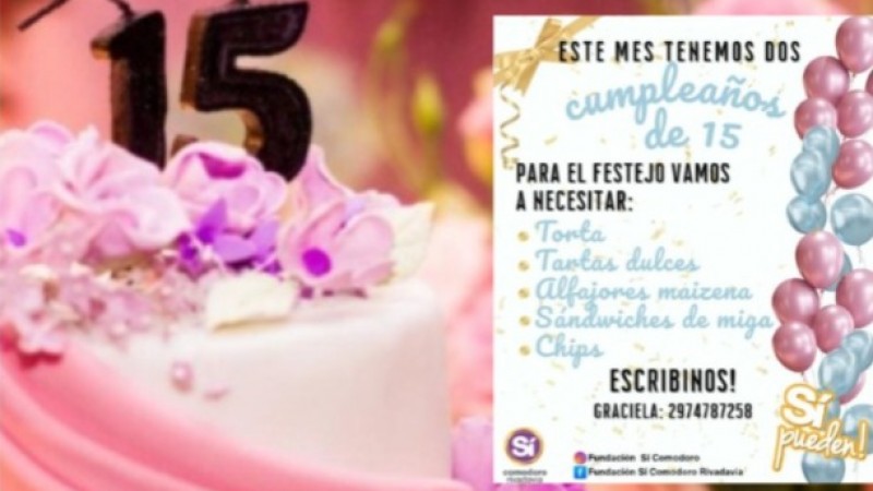 Fundación Sí convoca a colaborar con dos cumpleaños de 15: "Necesitamos de tu ayuda para celebrarlos"