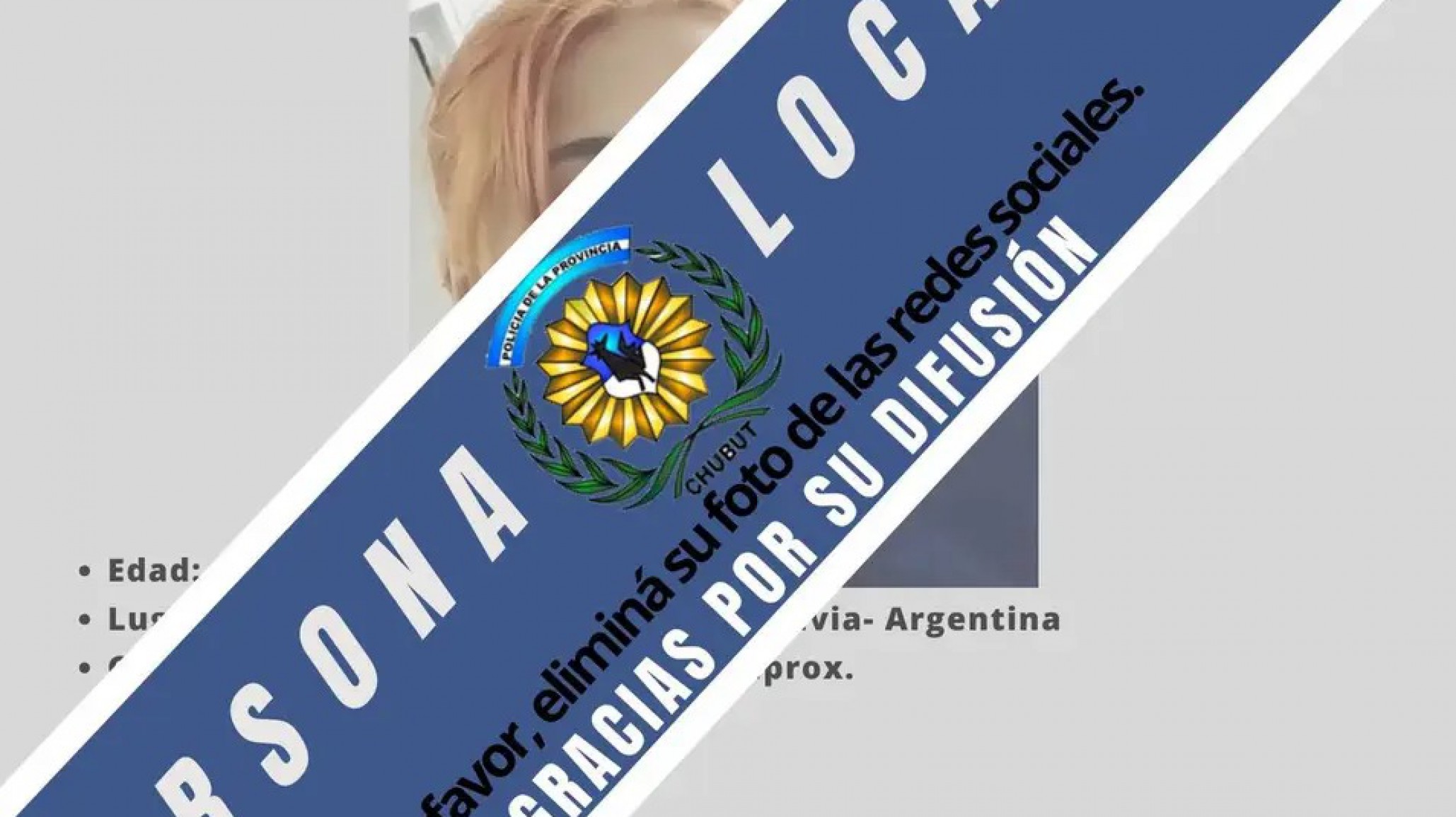 Apareció la adolescente de 15 años que era intensamente buscada en Comodoro