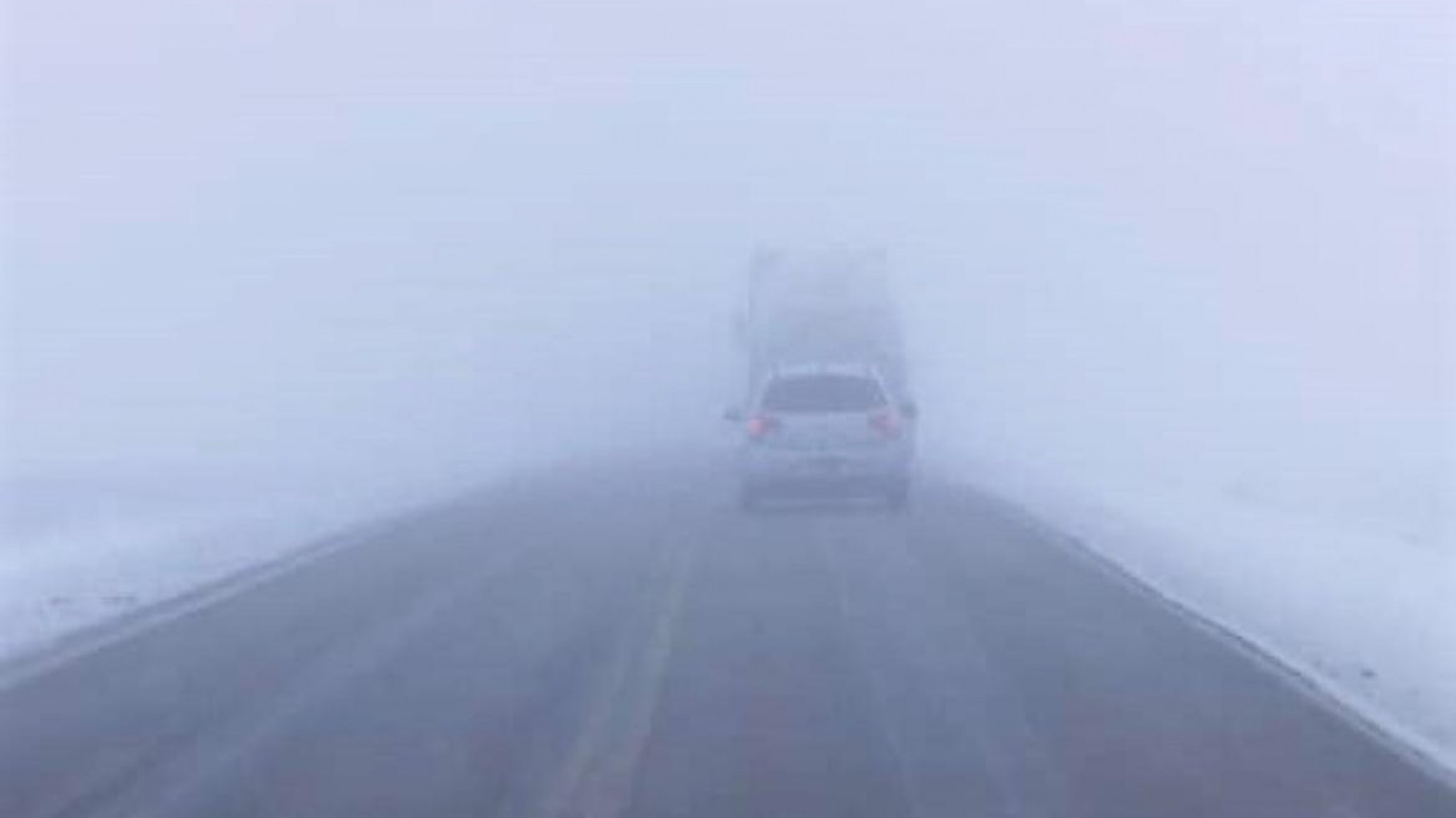 Precaución en Ruta 3: calzada húmeda y visibilidad reducida