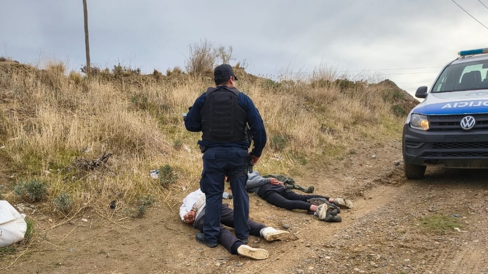 Frustraron un robo de cables de una empresa en Comodoro y hay dos detenidos