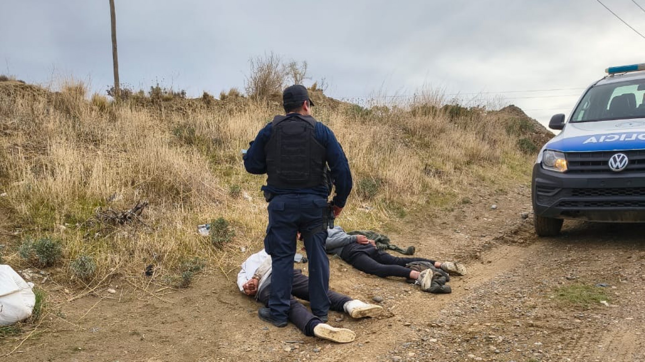 Frustraron un robo de cables de una empresa en Comodoro y hay dos detenidos