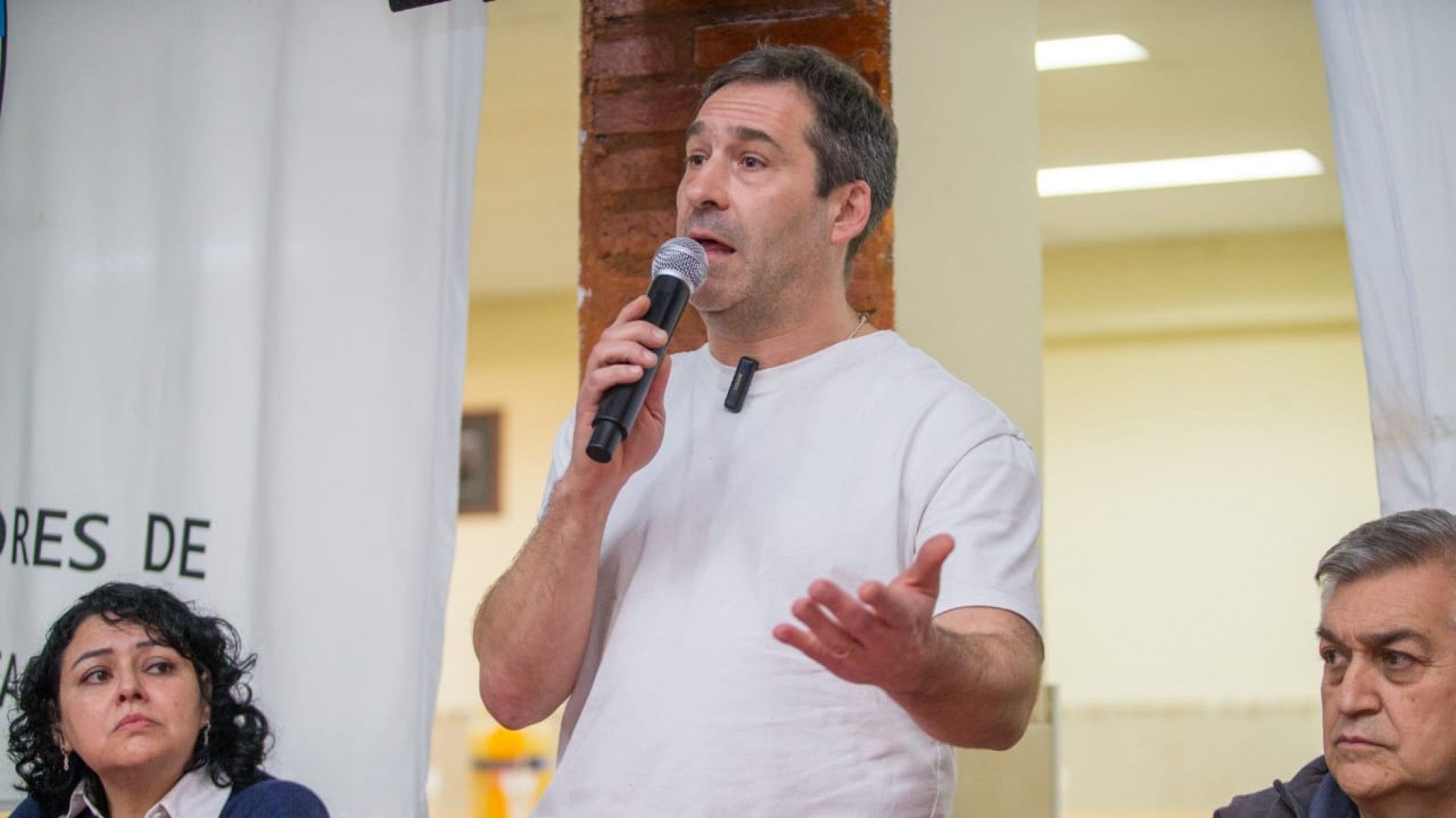 Luque recibió el apoyo de Puerto Madryn en un STIA colmado: "Veo mucha desilusión en la provincia y eso nos empuja a luchar"