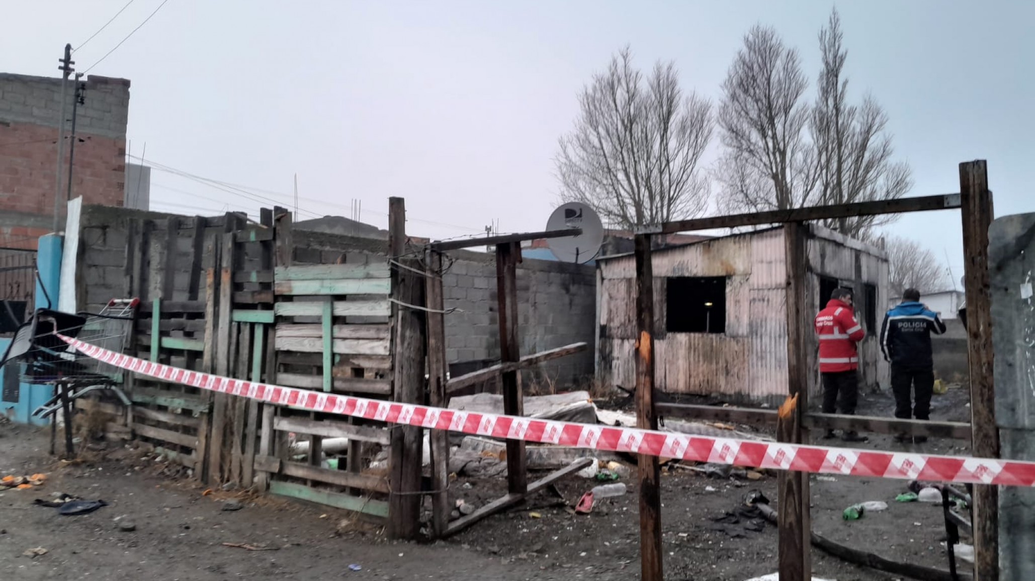 Dos personas murieron tras el incendio de una casa en Río Gallegos