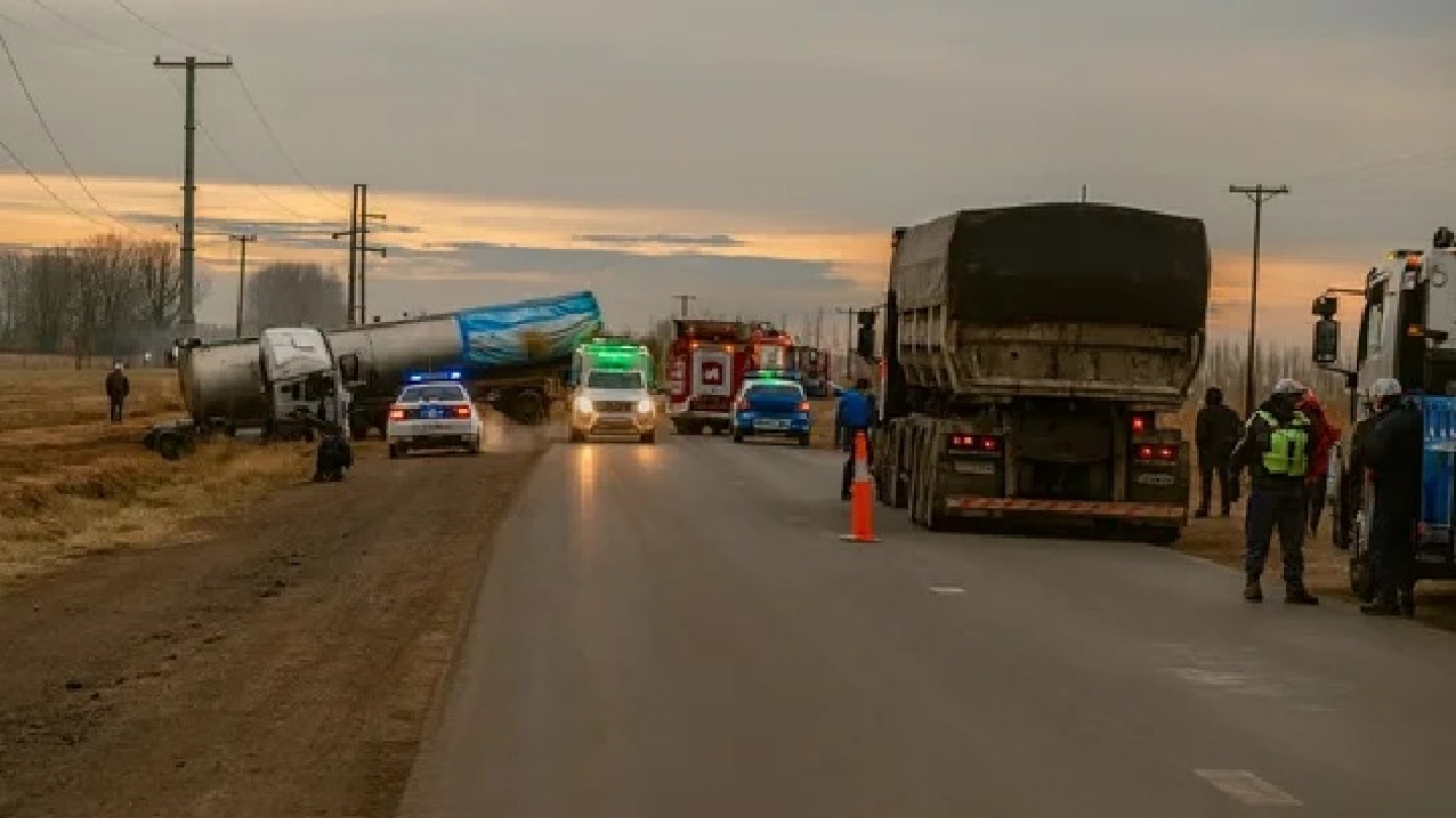 Un trágico choque en Ruta 7 se cobró la vida de dos trabajadores estatales