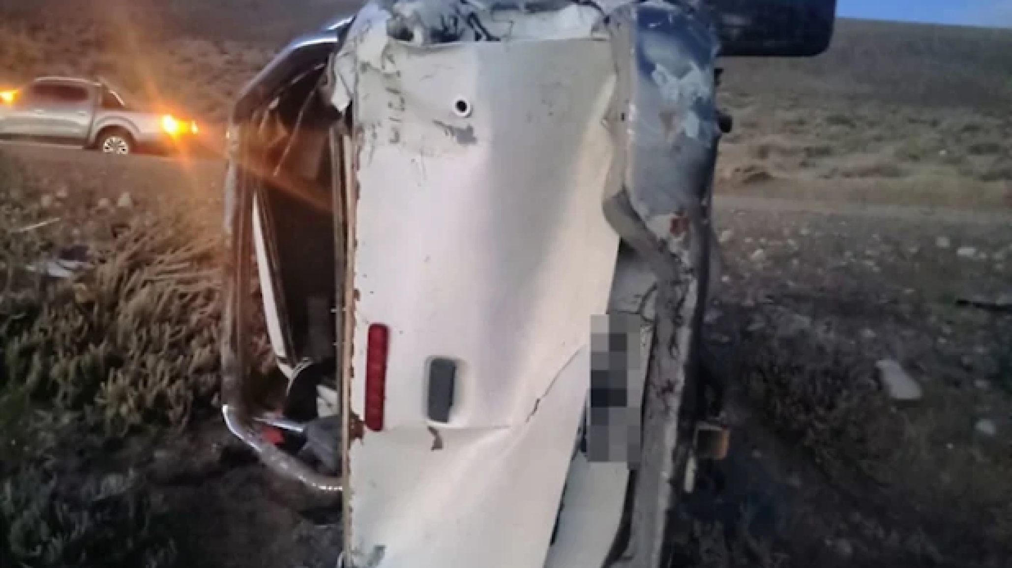 Vuelco fatal en Ruta 35: murió un hombre y otros dos resultaron heridos