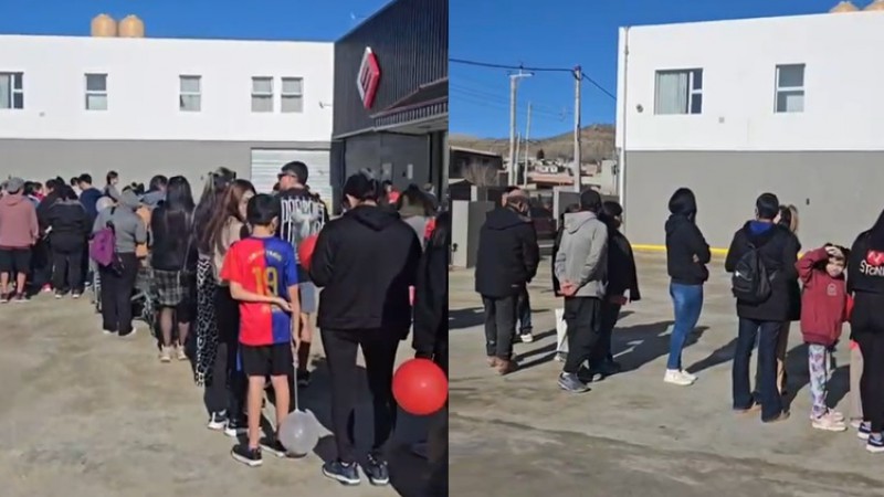 Fila buscando ofertas: las opiniones de la gente en la apertura de un nuevo súper