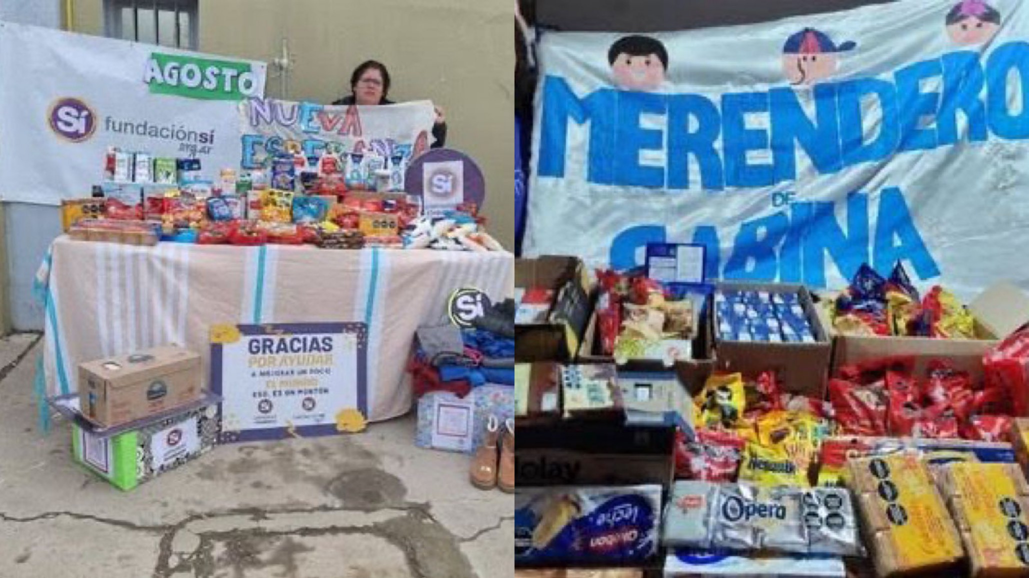 Fundación Sí Comodoro entregó alimentos a ocho merenderos en agosto y espera la solidaridad de los comodorenses